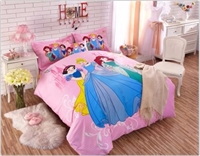迪士尼環(huán)保印染 床上用品三件套 MM-2007（8個(gè)花型）