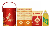 大過(guò)中國(guó)年*小金桶精選年貨大禮桶A